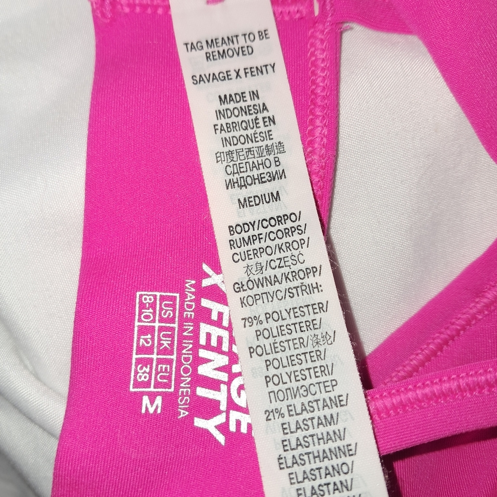 Savage x Fenty Womens Spotlight Low-Impact Sports Bras Set Of 3 EUC - Picture 12 of 16